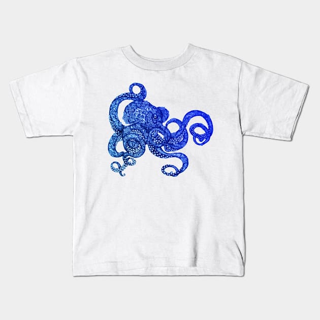 Barnacle Octopus Kids T-Shirt by ECMazur